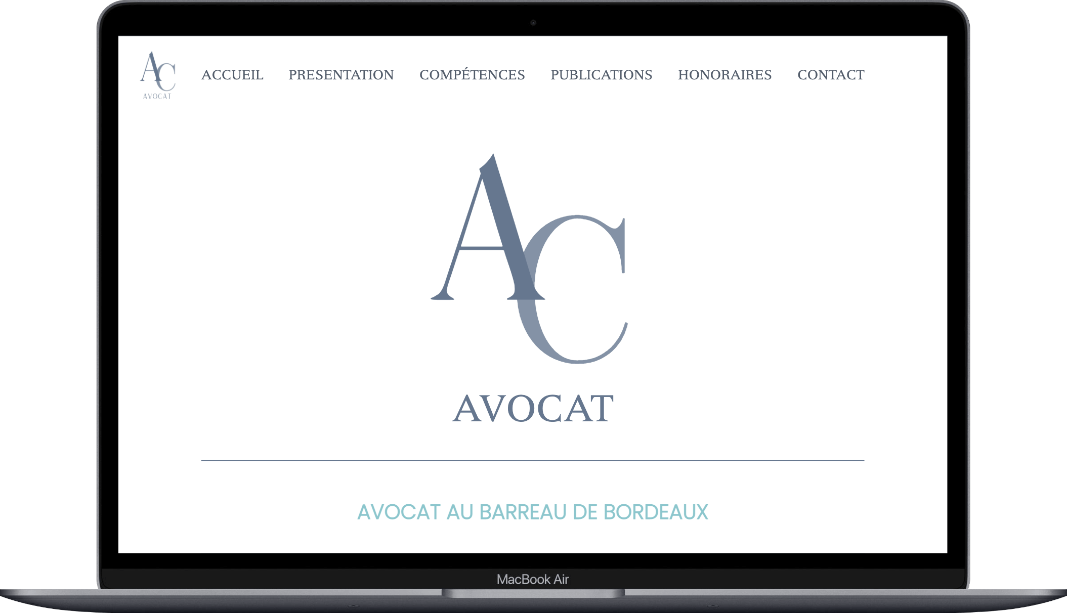 Image du projet de création de site de l'Avocat Adèle Carles